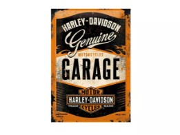Nostalgic-Harley-Davidson Garage Magnet
