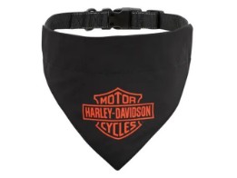 Hunde Bandana Bar & Shield 45-66 cm schwarz L/XL