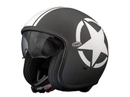 Helm "Star 9 BM Retro" PR9VIN20 Black White