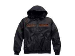Kapuzenjacke Idyll Performance Softshelljacke Outdoor Schwarz