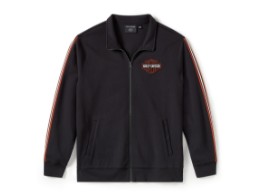 Essential Fleece Zip Front Trainingsjacke - Harley Black