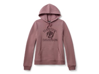 Willie G Skull Bling Pullover-Hoodie für Damen - Nostalgia Rose