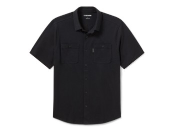 Kurzarmhemd American Classic schwarz