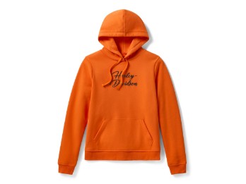 ESSENTIAL BLING PULLOVER HOODIE FÜR DAMEN - HARLEY ORANGE