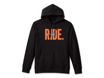 Hoodie Harley-Davidson Ride Black/Orange