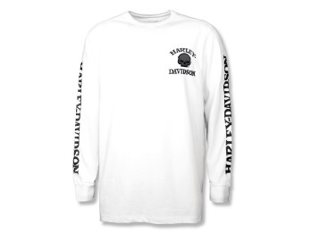 LONGSLEEVE WILLIE G SKULL WHITE