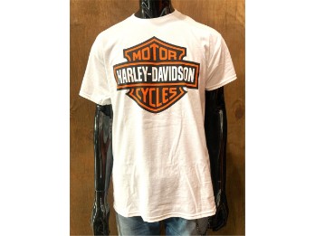 Dealer T-Shirt B&S Orange on White