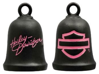 Ride Bell Pink/Black Bar & Shield