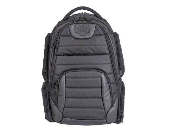 Rucksack Quilted Backpack Black