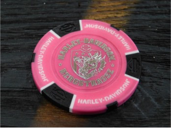 Bergstrasse Poker Chip Neon Pink