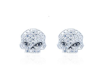Ohrstecker Bling Skull 