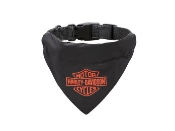 Hunde Bandana Bar & Shield 30-46 cm schwarz S/M