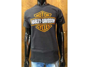 Dealer T-Shirt B&S Orange on Black