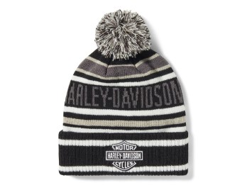 Harley-Davidson® Stripe Pom Beanie