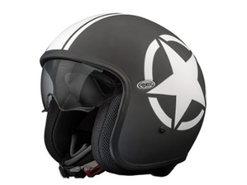 Helm "Star 9 BM Retro" PR9VIN20 Black White