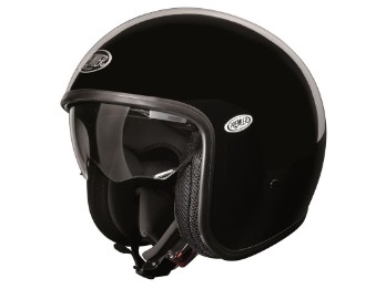 Jethelm Vintage U9, schwarz glanz