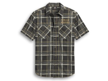 Tire Tread Plaid Hemd