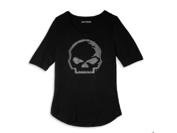 T-Shirt Willi G Skull Bling 