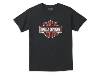 T-Shirt Bar & Shield Black