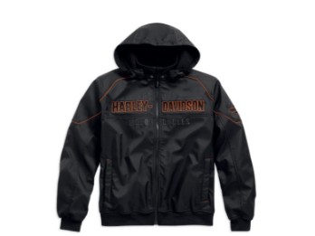 Kapuzenjacke Idyll Performance Softshelljacke Outdoor Schwarz
