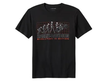 T-Shirt Evolution schwarz