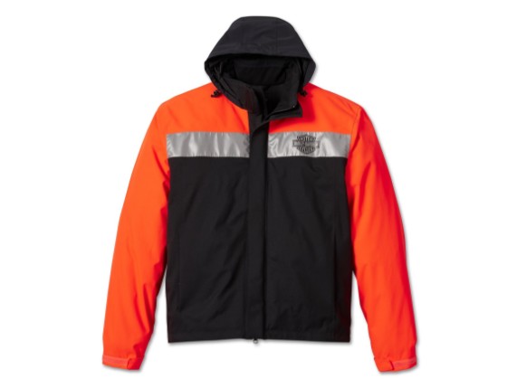 Vorderseite mit Kapuze