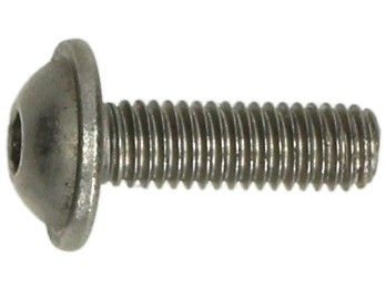 Verkleidungsschraube Silber Mit Flansch M5x16mm