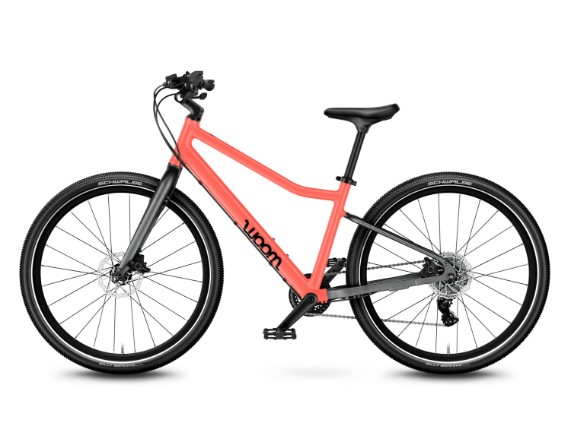 3to2-woom_EXPLORE 5_Left View_neon coral_Product_2024