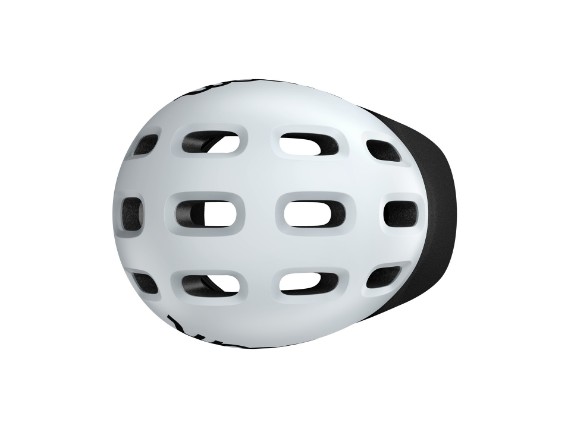 High Res-READY KIDS HELMET_Top View_pale grey_Product