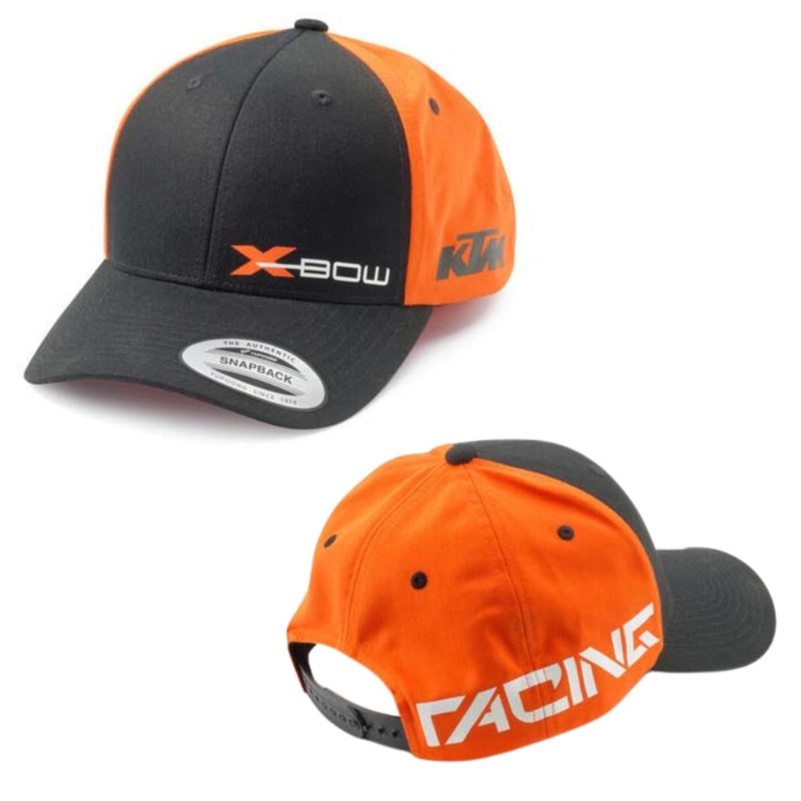 KTM Replica Team Curved Cap (2024) – Official KTM PowerWear, Blue/Orange, 100% Cotton