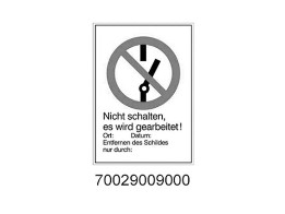 Verbotsschild