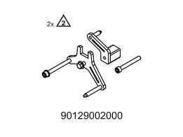 Halter und Aufnahme für Montagebock