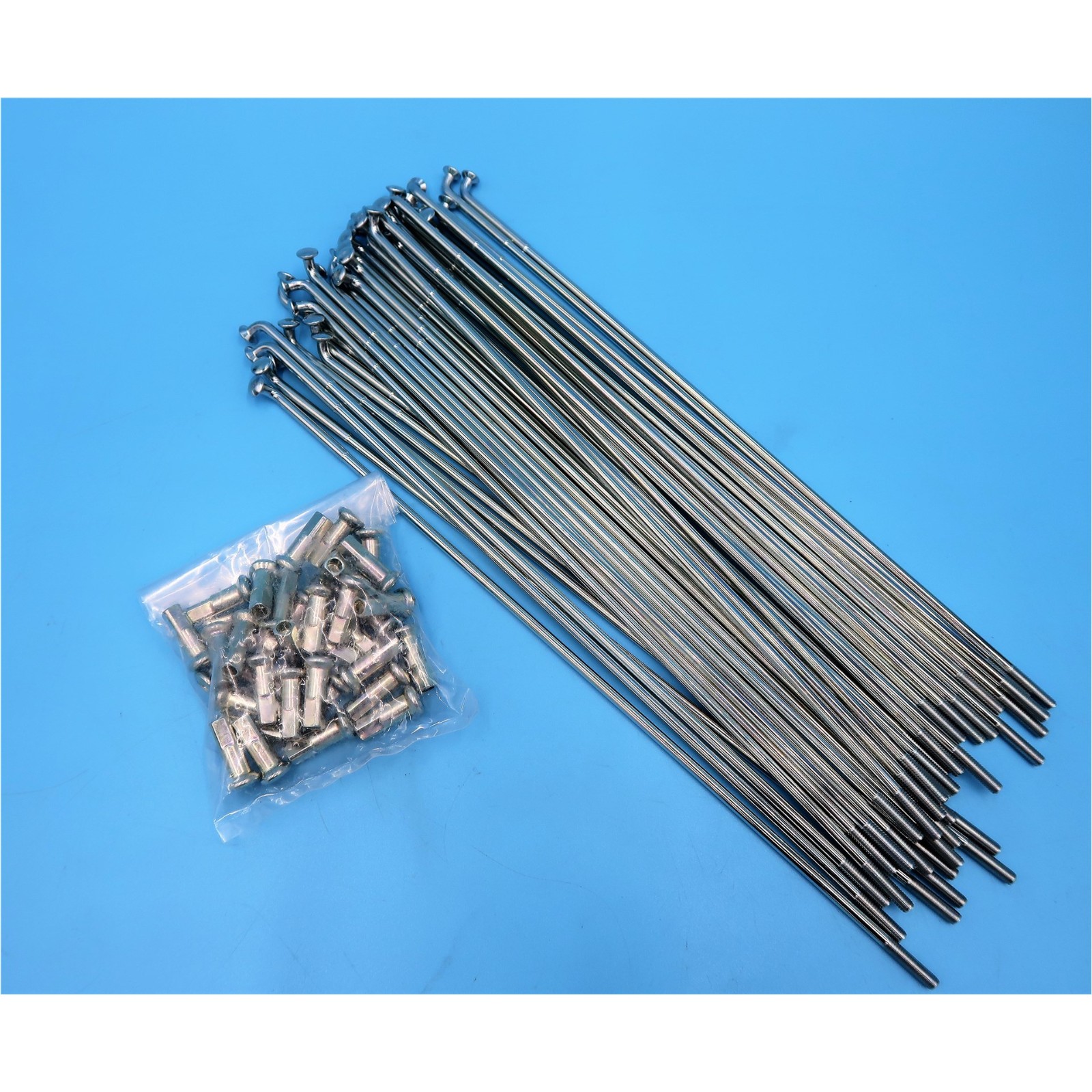 36x Speichen 148/149 Mm Speichensatz Nippel Verchromt Für MZ ETZ 150