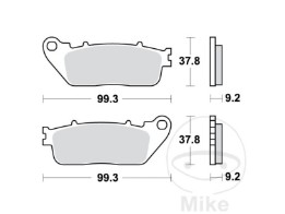 Bremsbeläge TRW MCB817SH Sinter hinten Honda CB 1000 R RA VFR 800 X F 1200
