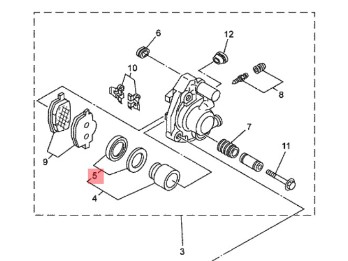 BREMSSATTEL-DICHTUNGSSATZ