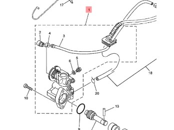 Ölpumpe DT125RE und X