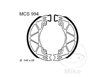 Bremsbacken MCS994