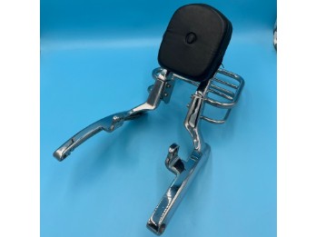 Original Yamaha XV535 VIRAGO  BEIFAHRER-RÜCKENLEHNE SISSY BAR  GEPÄCKTRÄGER 