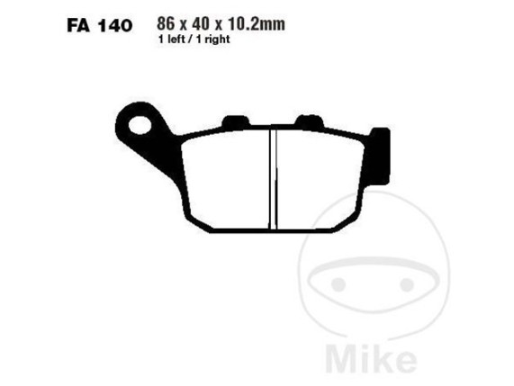 7372360 Bremsklotz Standard EBC