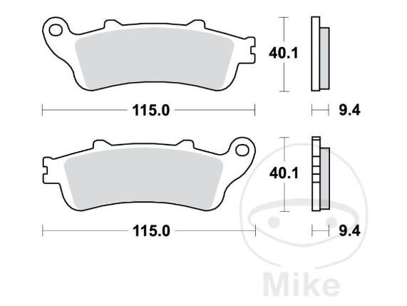 7873615 Bremsklotz Sinter Scooter TRW