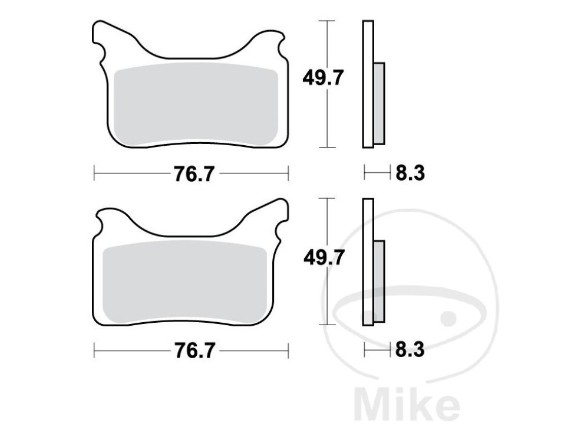 7874787 Bremsklotz Sinter RSI TRW