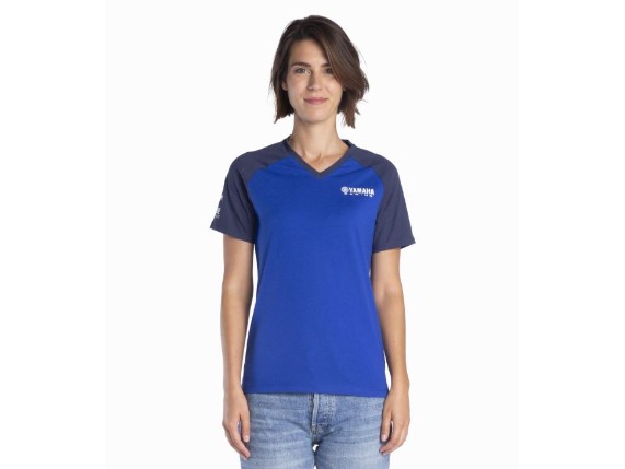 B24-FT219-E0-0M - Paddock Blue Damen T-Shirt - Bekleidung & Merchandise - Yamaha Motor