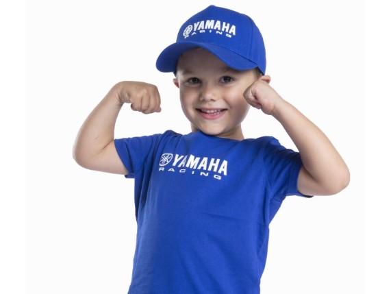 B24-FT412-E0-14-Paddock Blue Essentials Kinder T-Shirt - Bekleidung & Merchandise - Yamaha Motor