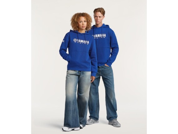 QMB-26PC3-E0_YAMAHA PADDOCK BLUE HOODIE UNISEX 2026