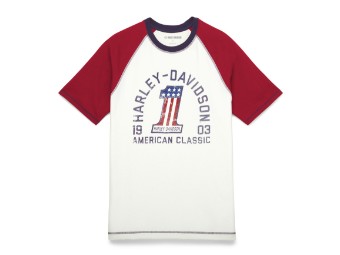 Herren T-Shirt American Heritage Raglan