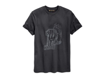 Herren T-Shirt Printed Eagle