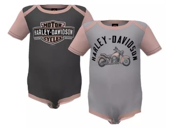 Harley-Davidson Baby Body Bar & Shield – Mädchen Rosa