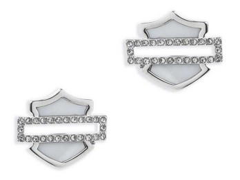 Bar & Shield Stud Ohrringe