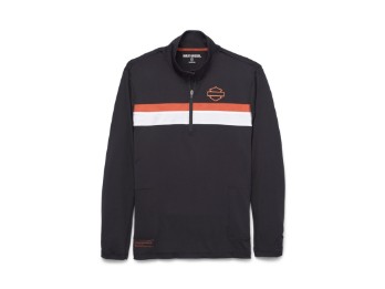 Harley-Davidson Herren Pullover Performance 1/4-Zip