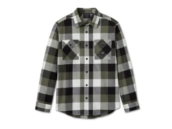 Flannel Shirt Essence Plaid Grün